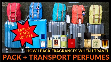 packing for travel perfume